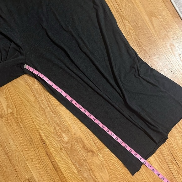 Natural Life Charcoal Gray Oversized Wide Leg Jumpsuit Sz OS - Picture 8 of 9